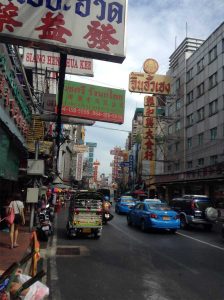 チャイナタウンのメイン道路