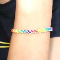 ミサンガ・カラフルビーズ