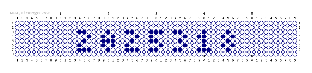 編みこみ文字ミサンガ製作図：2025318