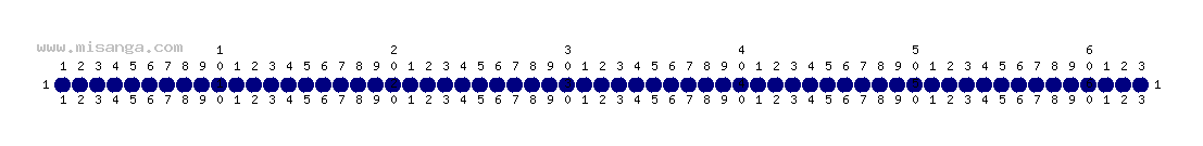 編みこみ文字ミサンガ製作図：