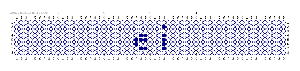 編みこみ文字ミサンガ製作図：UI