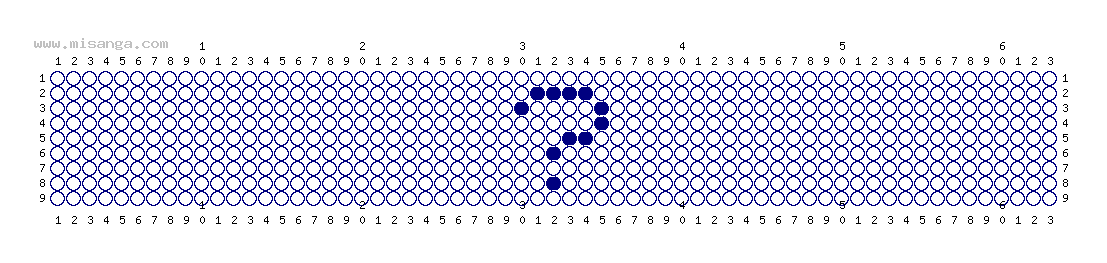 編みこみ文字ミサンガ製作図：？