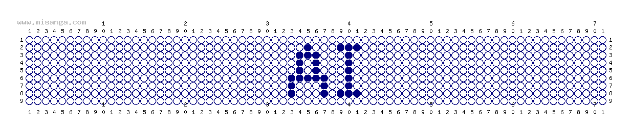編みこみ文字ミサンガ製作図：AI
