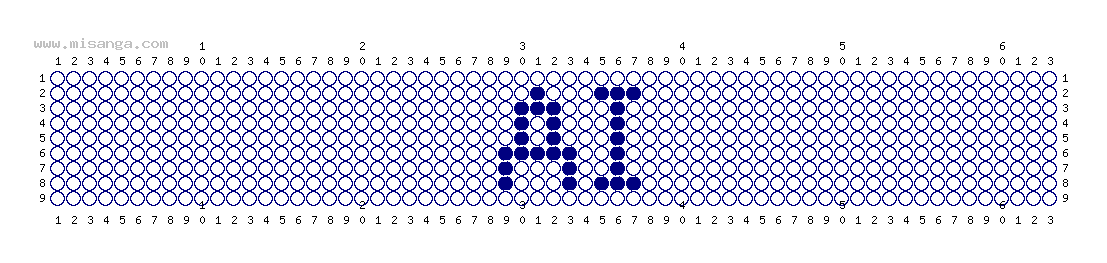 編みこみ文字ミサンガ製作図：AI
