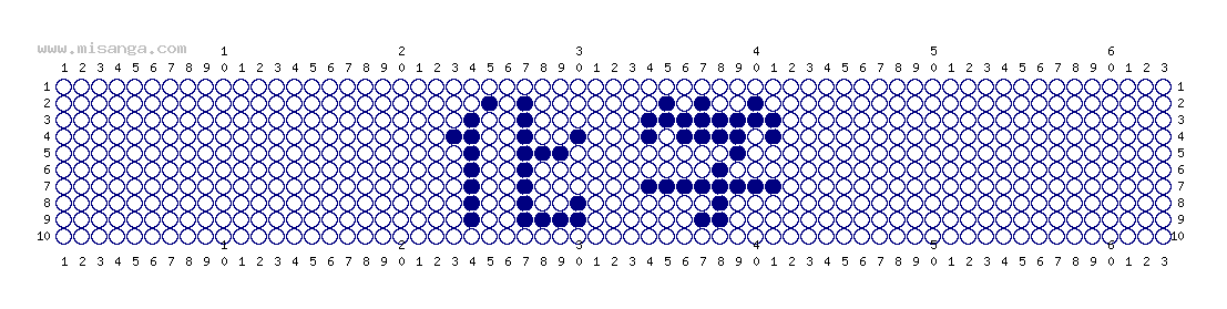 編みこみ文字ミサンガ製作図：化学