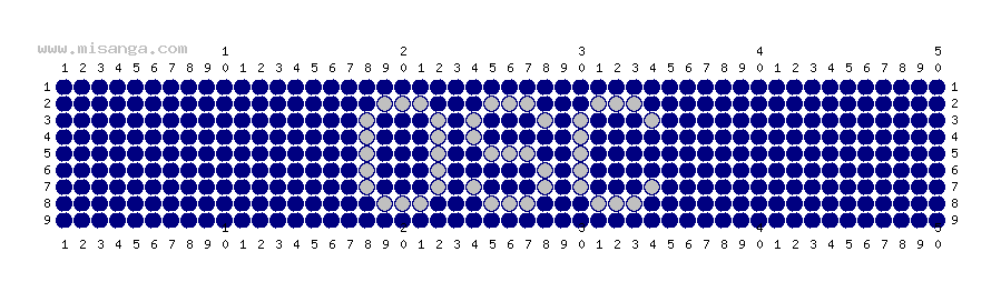 編みこみ文字ミサンガ製作図：OSC