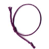 商品番号(HMO015):ミサンガ・ヘンプ・三つ編み[単色・古代紫色]