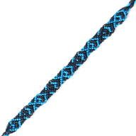 商品番号(QAP023):ミサンガ・シルク[両紐]・[青黒]