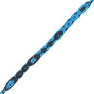 商品番号(QAP057):ミサンガ・シルク[両紐]・[青黒]