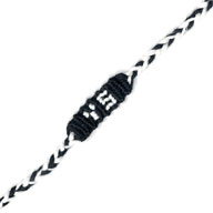 商品番号(VIB285):ミサンガ・編込みイニシャル[YS]