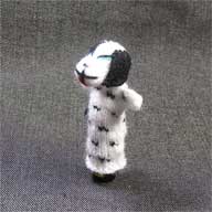 商品番号(ZFD044):指人形・ペルー[犬]